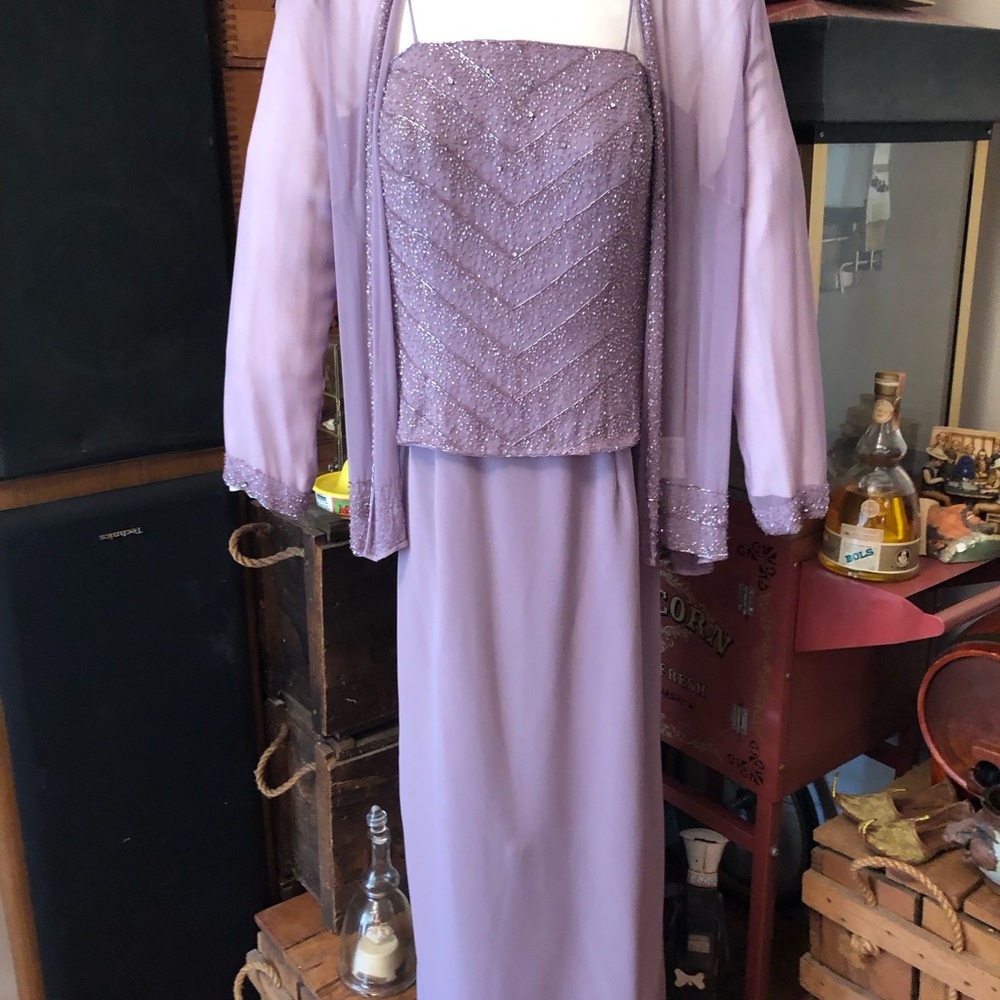 Elegance Montage Collection Mini Cheri Gown Size 12 Lavender
